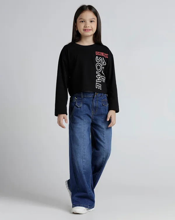 Under_Fourteen_Only_Girls_Olive_Textured_Cargo_Pants_|_Cargo_Fit_Cotton_Lycra_Twill_Trousers_with_Utility_Pockets_&_Button_Closure_for_Kids
