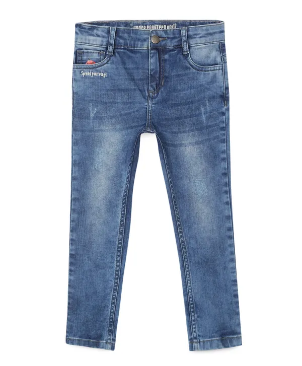 Navy_Cotton_Spandex_Skinny_Fit_Denim_For_Girls
