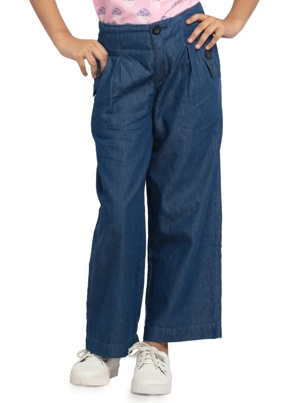 Navy_Cotton_Regular_Fit_Denim_For_Girls