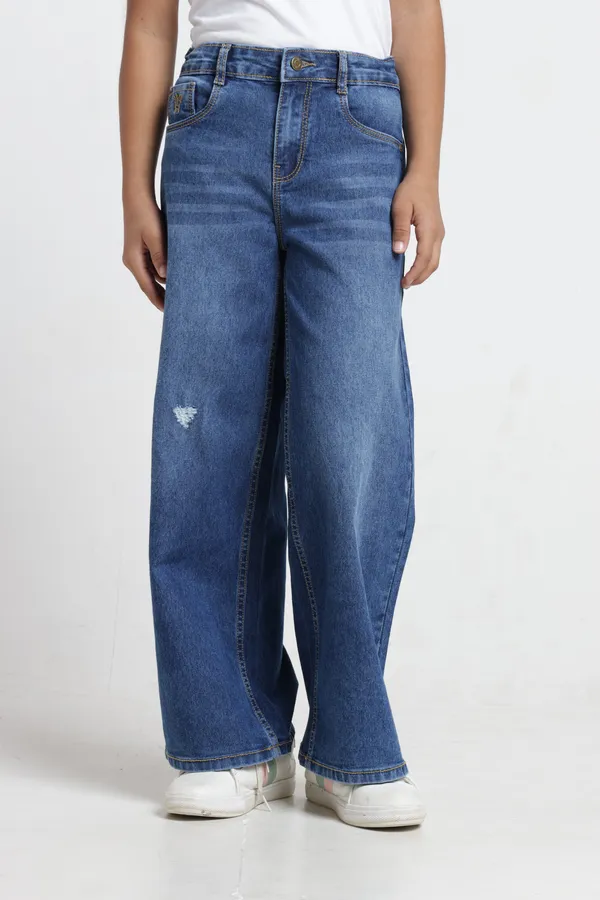 Girls_Cotton_Denim_Washed_Embroidery_Bow_Patch_Back_Pocket_Palazzo_Fit_Jeans