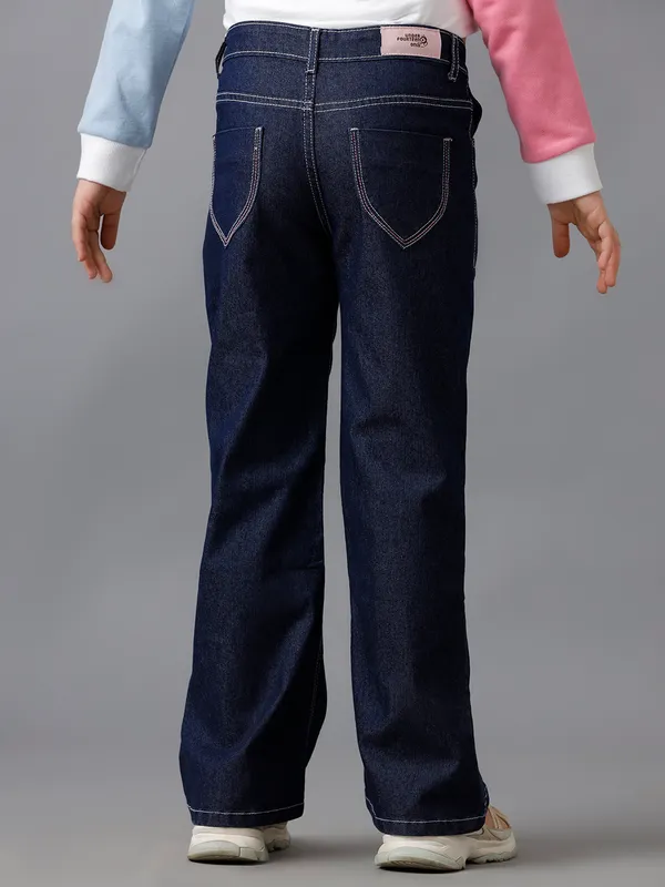Dark_Blue_Girls_Denim_Wash_Contrast_Stitch_N_Embroidery_Back_Pocket_Pant