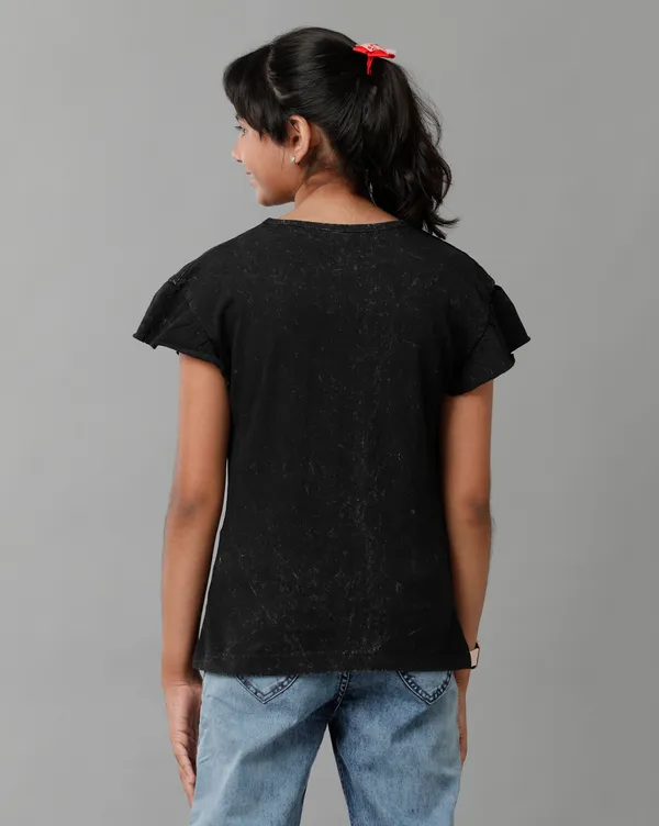 Black_Cotton_Regular_Fit_T-Shirts_For_Girls
