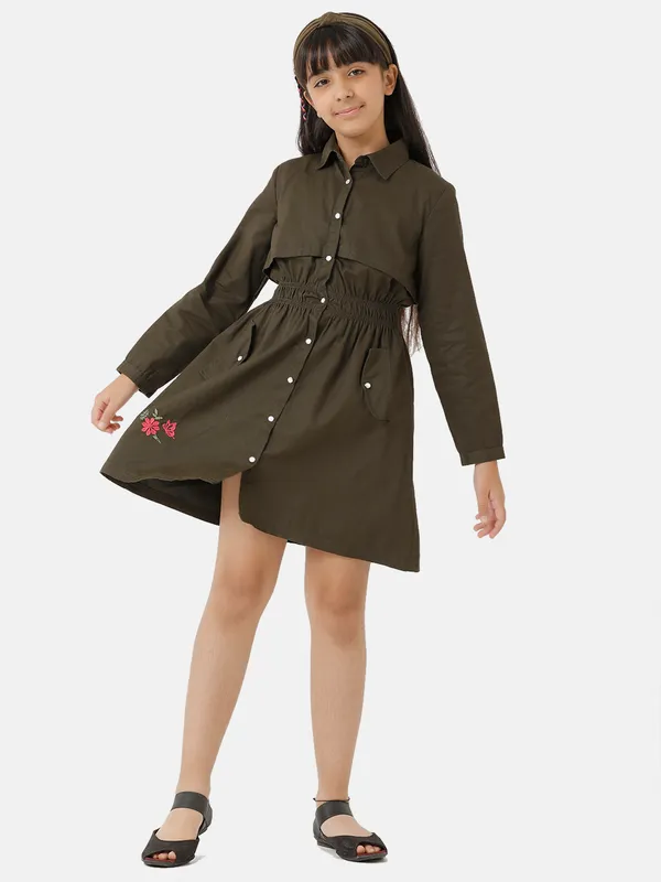 Green_Cotton_Regular_Fit_Dresses_For_Girls