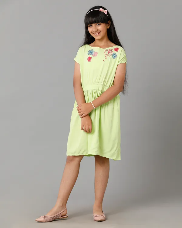 Green_Rayon_Regular_Fit_Dresses_For_Girls