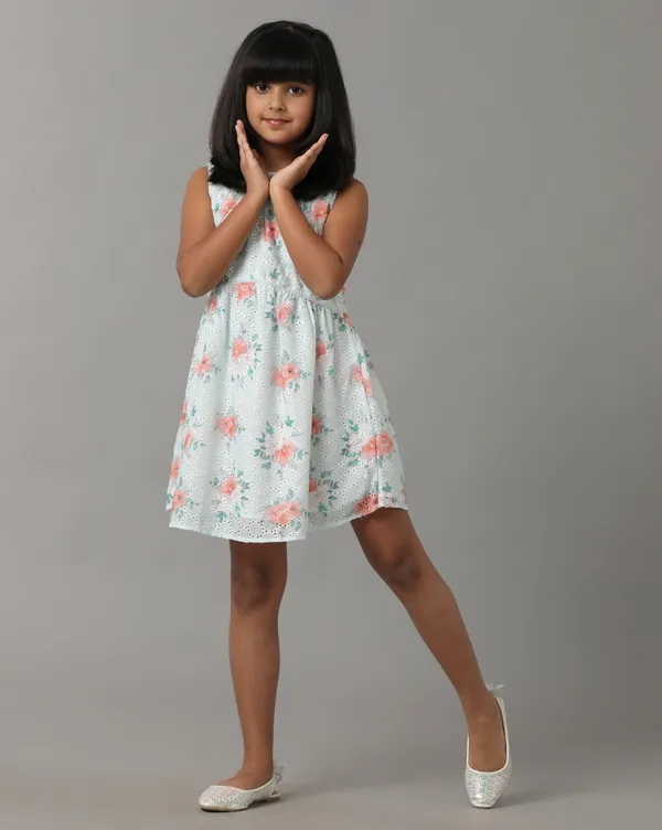 Girls_Cotton_Printed_Schiffli_Sleeveless_Party_Dress