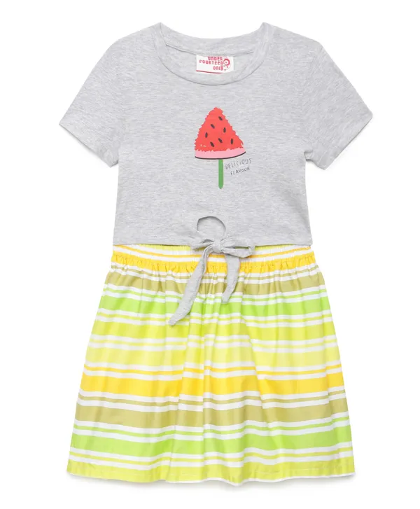 Grey_Milange_Cotton_Regular_Fit_Dresses_For_Girls