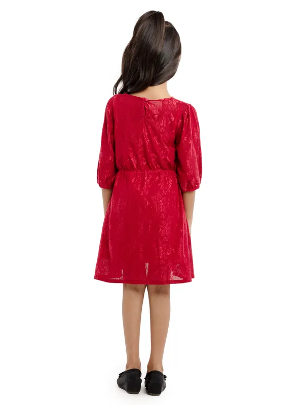 Red_Cotton_Regular_Fit_Dresses_For_Girls