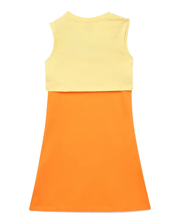 Yellow_Cotton_Regular_Fit_Dresses_For_Girls