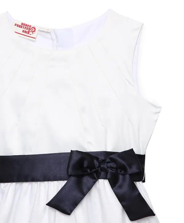 White_Polyester_Regular_Fit_Dresses_For_Girls