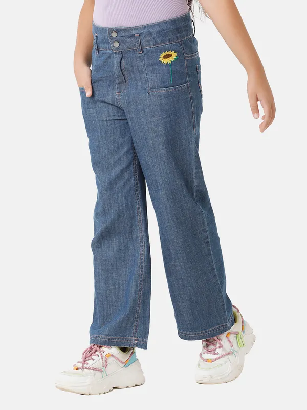 Girls_Light_Weight_Denim_Pallazo_Effect