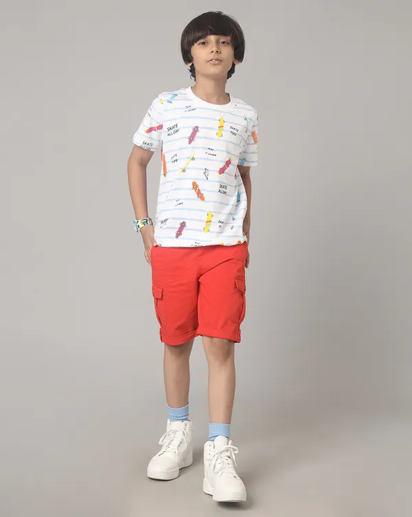 Boys_Cotton_Seersucker_Checks_Contrast_Rib_Collar_Half__Sleeve_Shirt
