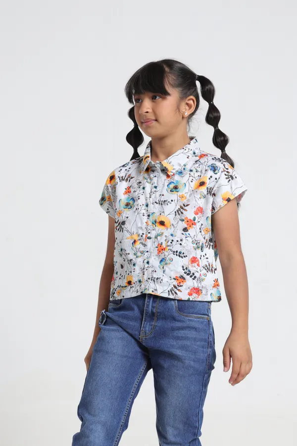 Green_Girls_Long_Sleeve_Top_With_Front_Placket_&_Emb._On_Both_Sleeves
