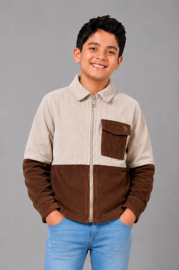 Under_Fourteen_Only_Boys_Beige_Textured_Corduroy_Jacket_|_Full_Sleeves_Relaxed_Fit_Zip-Up_Shirt_Collar_Jacket_with_Flap_Pocket_for_Kids