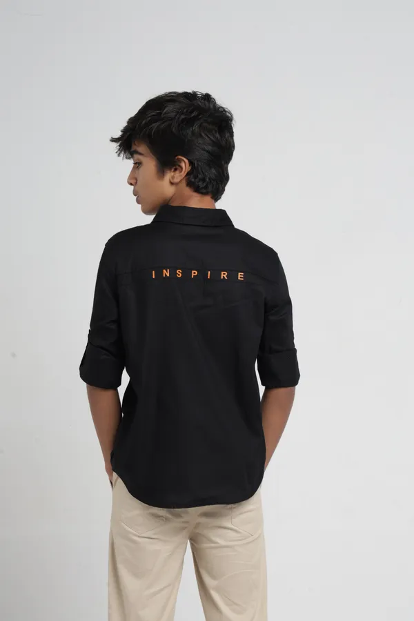 Under_Fourteen_Only_Boys_Black_Solid_Casual_Poplin_Shirt_|_Full_Sleeves_Regular_Fit_Collared_Cotton_Shirt_with_Front_&_Back_Graphic_Print_for_Kids