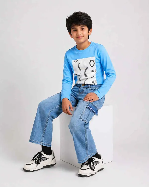 Under_Fourteen_Only_Boys_Blue_Solid_Cargo_Jeans_|_Stretch_Denim_Cargo_Fit_Full_Length_Jeans_for_Kids