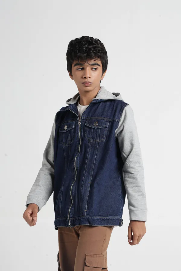 Under_Fourteen_Only_Boys_Blue_Textured_Hooded_Denim_Jacket_|_Full_Sleeves_Relaxed_Fit_Zip-Up_Denim_Jacket_with_Detachable_Hood_for_Kids