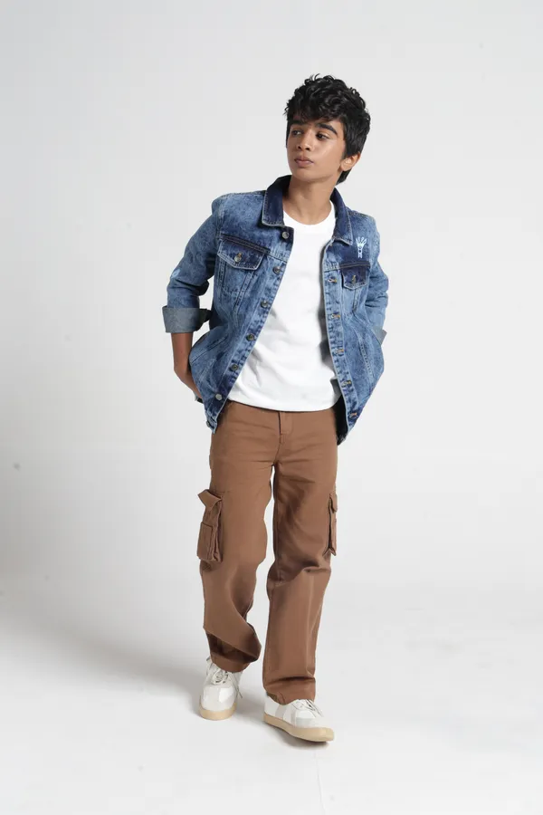 Under_Fourteen_Only_Boys_Dark_Blue_Textured_Denim_Jacket_|_Full_Sleeves_Regular_Fit_Button-Down_Trucker_Jacket_with_Flap_Pockets_for_Kids
