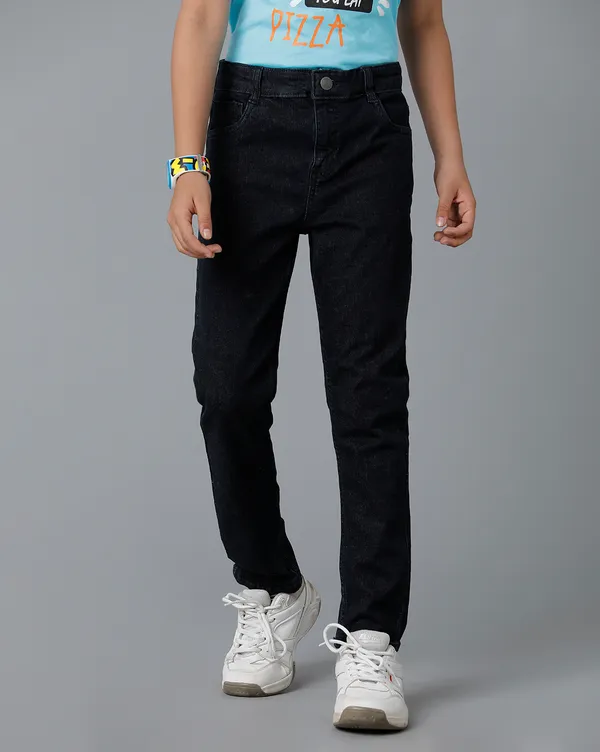 Under_Fourteen_Only_Boys_Dark_blue_Solid_Casual_Denim_Jeans_|_Regular_Fit_Full_Length_Cotton_Denim_Pants_with_Button_&_Zip_Closure_for_Kids