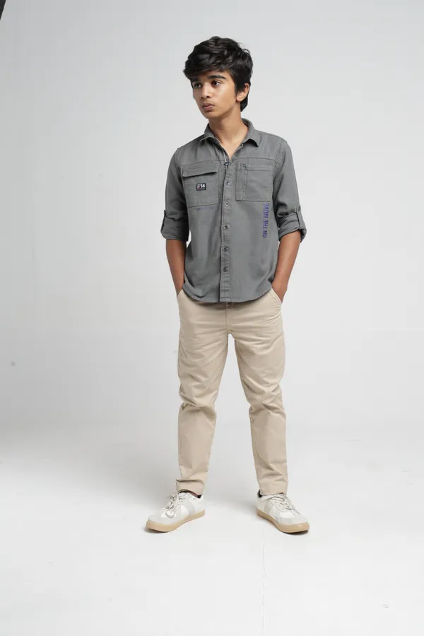 Under_Fourteen_Only_Boys_Grey_Solid_Printed_Casual_Shirt_|_Full_Sleeves_Regular_Fit_Collared_Cotton_Slub_Shirt_with_Flap_Pocket_for_Kids