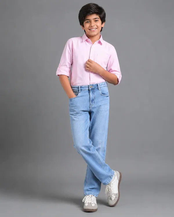 Under_Fourteen_Only_Boys_Light_Blue_Casual_Denim_Jeans_|_Regular_Fit_Stretch_Denim_Pants_with_Button_Closure_for_Kids
