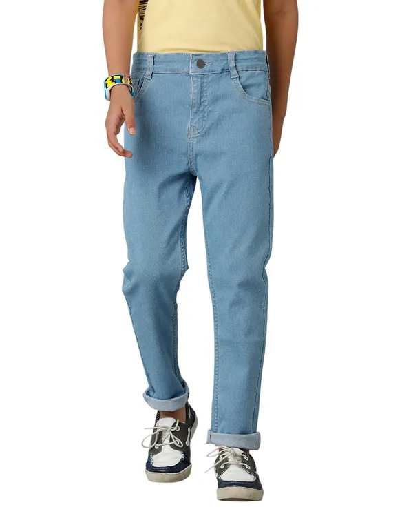 Under_Fourteen_Only_Boys_Mid_blue_Solid_Casual_Denim_Jeans_|_Regular_Fit_Full_Length_Cotton_Denim_Pants_with_Button_&_Zip_Closure_for_Kids