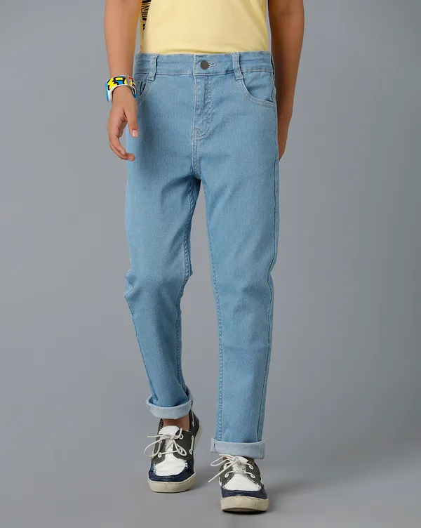 Under_Fourteen_Only_Boys_Mid_blue_Solid_Casual_Denim_Jeans_|_Regular_Fit_Full_Length_Cotton_Denim_Pants_with_Button_&_Zip_Closure_for_Kids