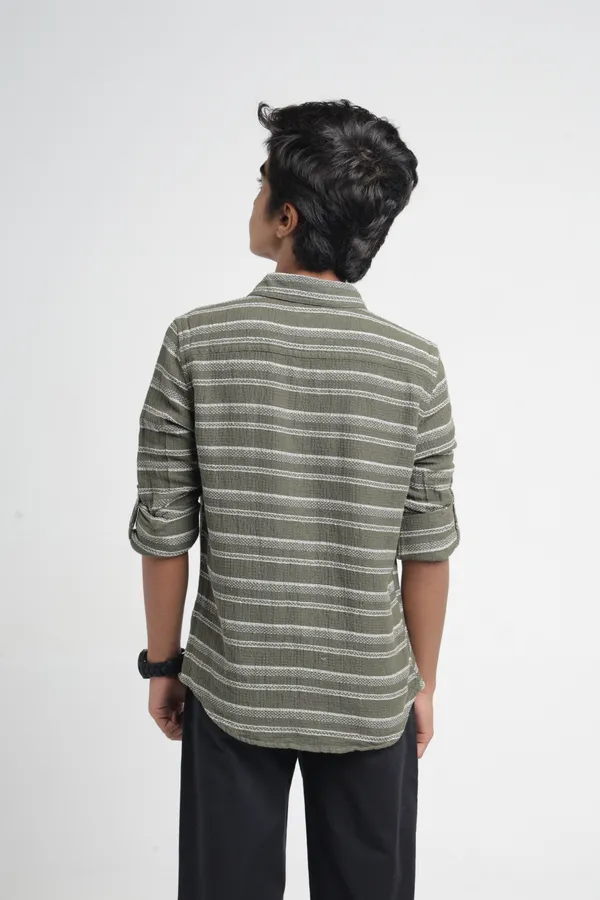 Under_Fourteen_Only_Boys_Olive_Checked_Casual_Hooded_Shirt_|_Full_Sleeves_Regular_Fit_Detachable_Hood_Cotton_Dobby_Shirt_with_Button_Closure_for_Kids