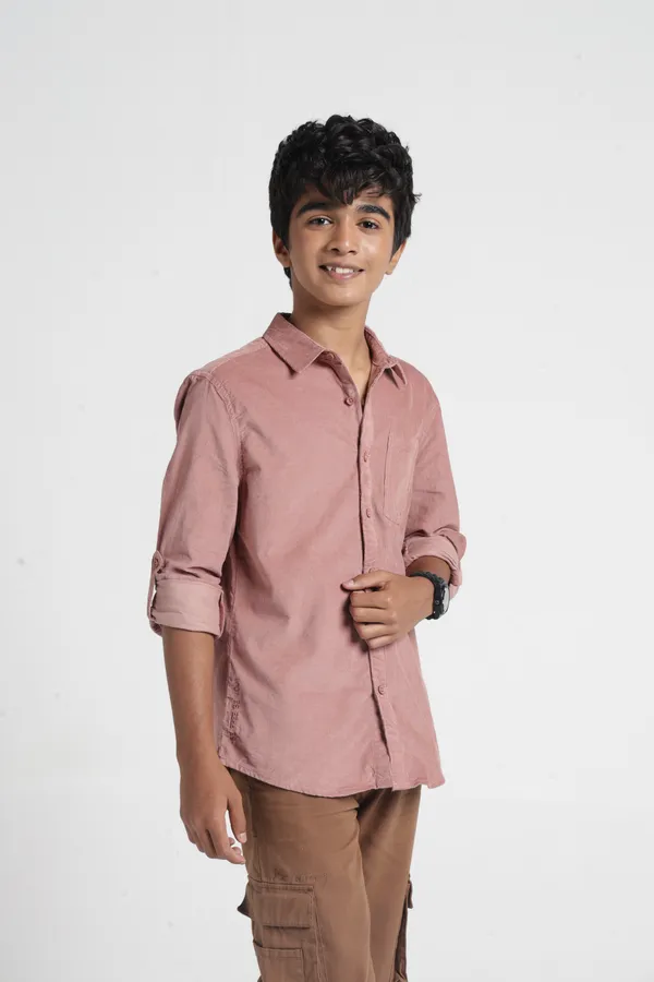 Under_Fourteen_Only_Boys_Pink_Textured_Casual_Corduroy_Shirt_|_Full_Sleeves_Regular_Fit_Collared_Cotton_Shirt_with_Pocket_Embroidery_for_Kids