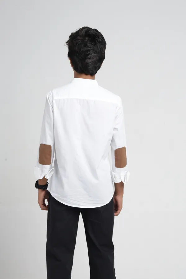 Under_Fourteen_Only_Boys_White_Solid_Casual_Poplin_Shirt_|_Full_Sleeves_Regular_Fit_Collared_Cotton_Shirt_with_Chest_Pocket,_Roll-Up_Sleeves_&_Graphic_Print_for_Kids
