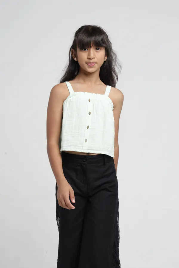 Under_Fourteen_Only_Girls_Black_Lace_Wide_Leg_Pants_|_Cotton_Twill_Trousers_with_Belt_Loops,_Button_Closure_&_Welt_Pockets_for_Kids
