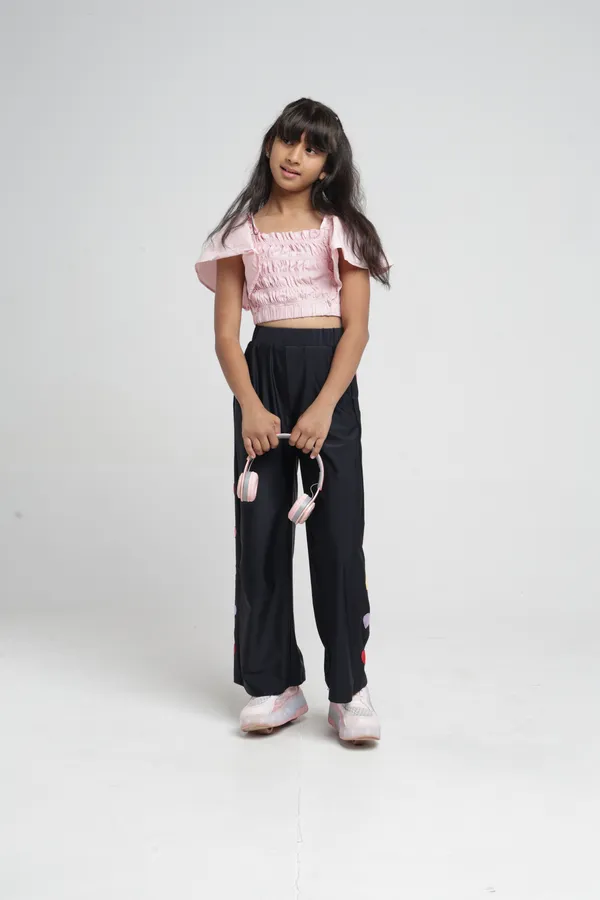 Under_Fourteen_Only_Girls_Black_Solid_Wide_Leg_Pants_|_Elastic_Waist_Polyester_Trousers_with_Heart_Print_Side_Panels_&_Side_Pockets_for_Kids