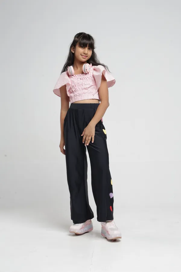 Under_Fourteen_Only_Girls_Black_Solid_Wide_Leg_Pants_|_Elastic_Waist_Polyester_Trousers_with_Heart_Print_Side_Panels_&_Side_Pockets_for_Kids