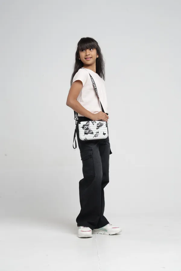 Under_Fourteen_Only_Girls_Black_Textured_Cargo_Denim_Jeans_|_Cargo_Fit_Stretch_Denim_High_Waist_Wide_Leg_Jeans_with_Utility_Pockets_for_Kids