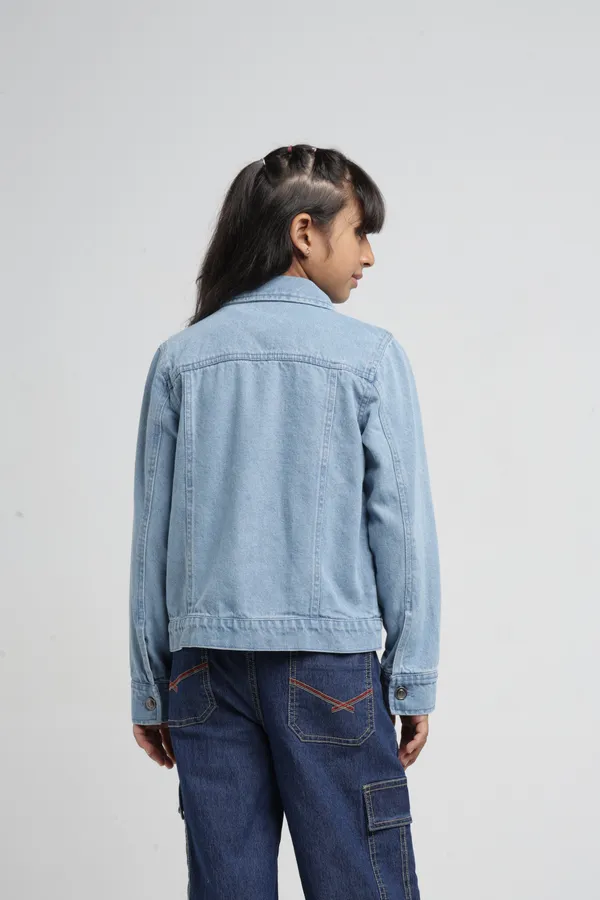Under_Fourteen_Only_Girls_Blue_Solid_Denim_Jacket_|_Full_Sleeves_Regular_Fit_High_Neck_Button-Down_Denim_Jacket_for_Kids