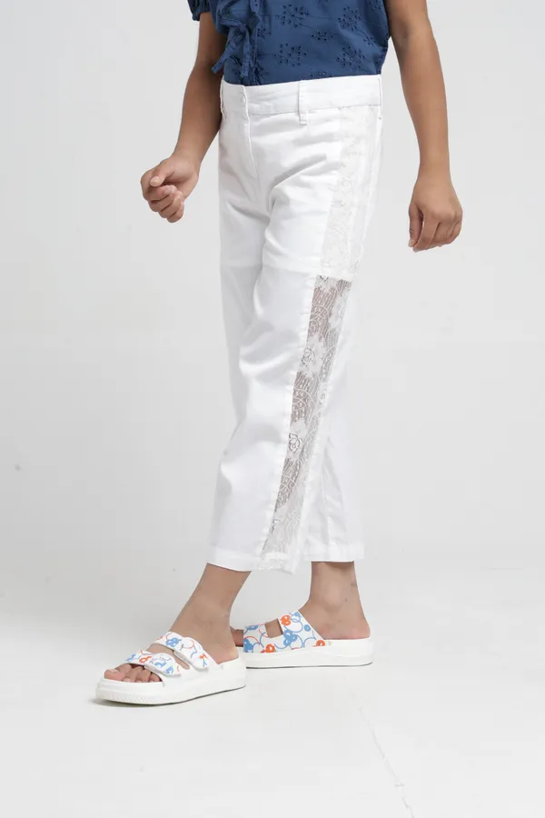 Under_Fourteen_Only_Girls_White_Lace_Wide_Leg_Pants_|_Cotton_Twill_Trousers_with_Belt_Loops,_Button_Closure_&_Welt_Pockets_for_Kids