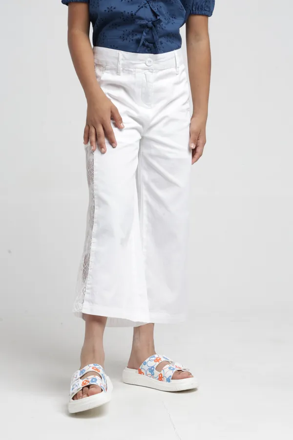 Under_Fourteen_Only_Girls_White_Lace_Wide_Leg_Pants_|_Cotton_Twill_Trousers_with_Belt_Loops,_Button_Closure_&_Welt_Pockets_for_Kids
