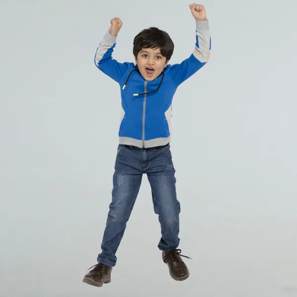 Under_Fourteen_Only_Boys_Blue_Striped_Casual_Jacquard_T-Shirt_|_Full_Sleeves_Regular_Fit_Round_Neck_Cotton_Tee_with_Chest_Graphic_Print_for_Kids