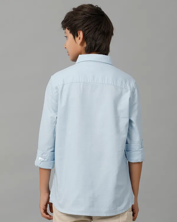 Cotton_Oxford_Chest_Print_Contrast_Neck_Band_Rollup_Sleeve_Shirt