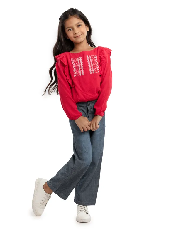 Girls_Tapper_Fit_Mild_Wash_Denim_Pant