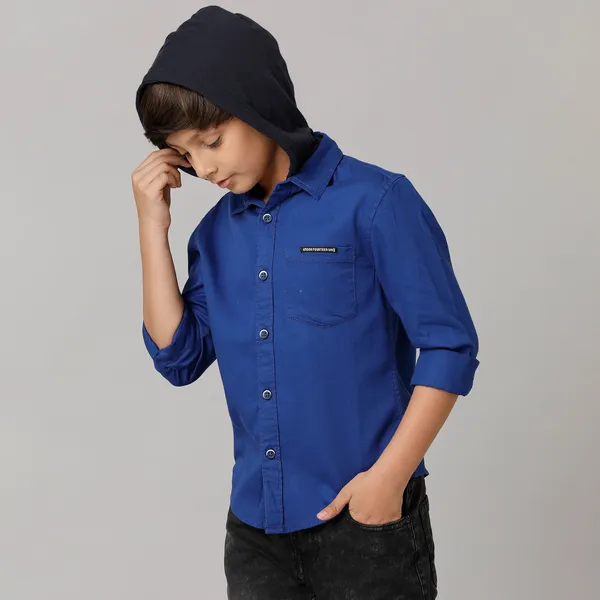 Blue_Cotton_Regular_Fit_Shirts_For_Boys
