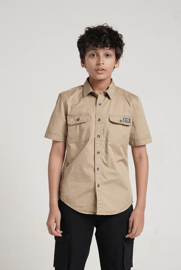 Under_Fourteen_Only_Boys_Green_Striped_Casual_Seersucker_Shirt_|_Full_Sleeves_Regular_Fit_Collared_Cotton_Shirt_with_Chest_Pocket,_Graphic_Print_&_Roll-Up_Sleeves_for_Kids