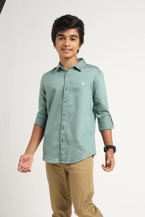 Green_Cotton_Regular_Fit_Trousers_For_Girls