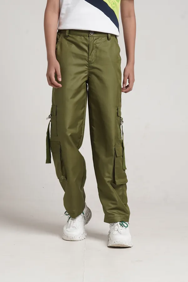 Boys_Twill_Cargo_Pocket_Style_N_Contrast_Tape_Belt_Elastic_Rib_Bottom_Hem_Joggers_Fit_Pants