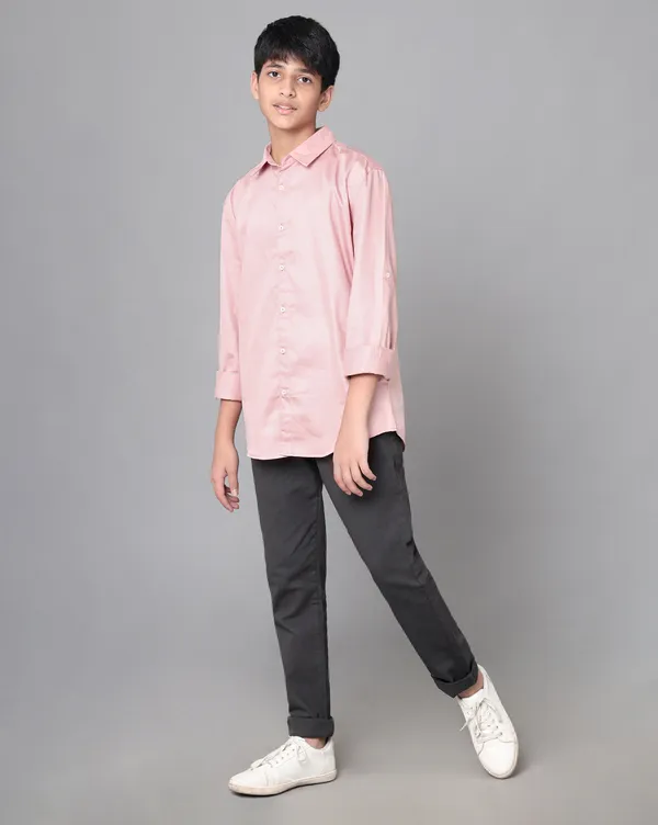 Peach_Cotton_Regular_Fit_Shirts_For_Boys