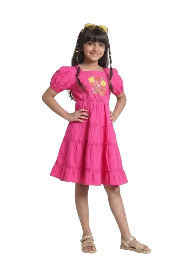 Girls_Poplin_Square_Neck_Floral_Embroidery_Cut_N_New_Gathers_Puff_Gathers_Half_Sleeves_Regular_Dress