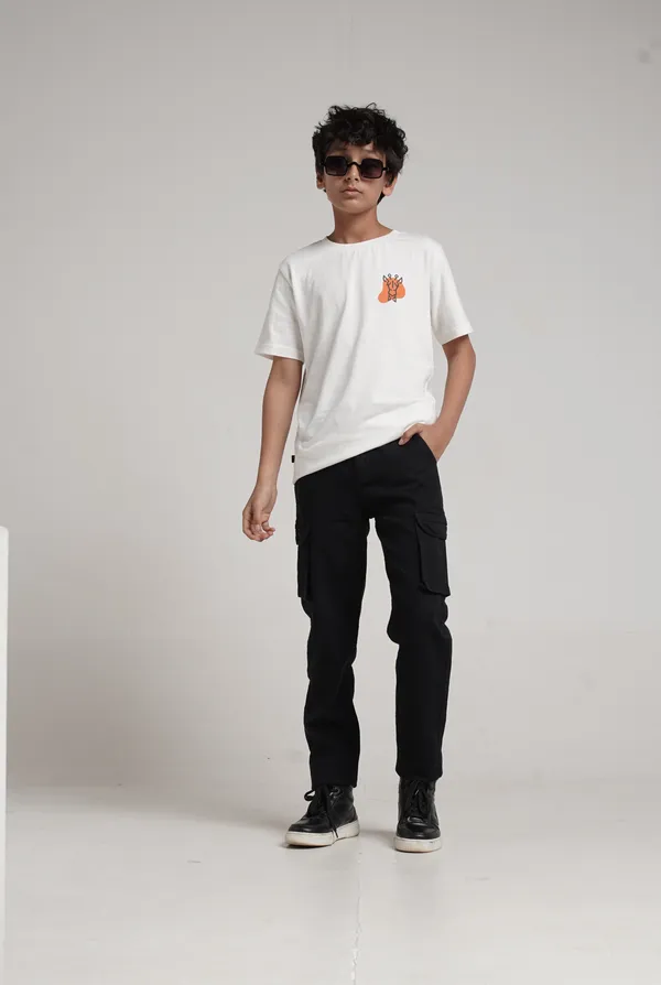 Under_Fourteen_Only_Boys_Olive_Green_Textured_Cargo_Pants_|_Wide_Leg_Cotton_Lycra_Twill_Trousers_with_Elastic_Waist_&_Utility_Pockets_for_Kids