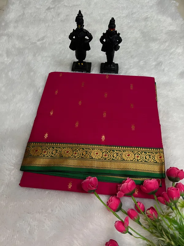 Pink_Radhika_Narayanpeth_Cotton_Saree_|_With_Unstitched_Blouse_Piece_For_Women