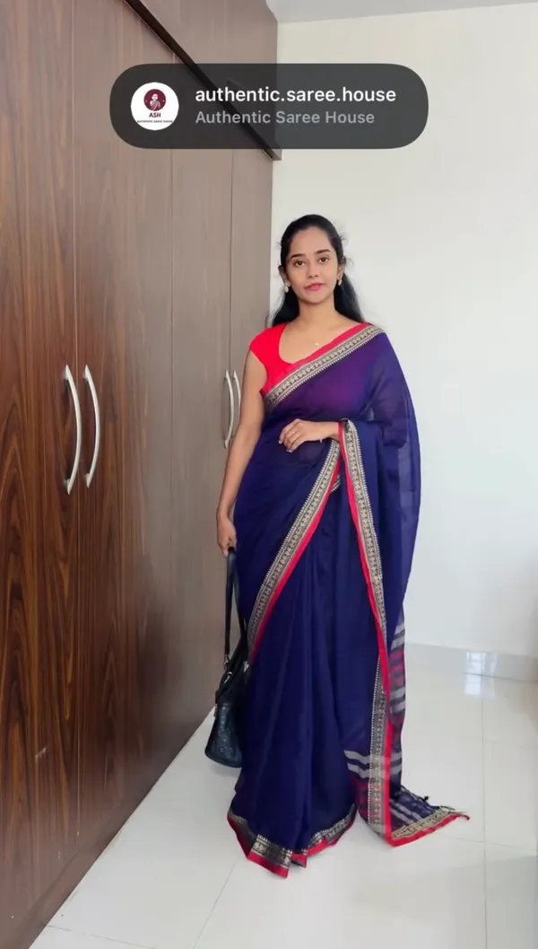 Purple_Viha_Narayanpeth_Cotton_Saree_|_With_Unstitched_Blouse_Piece_For_Women