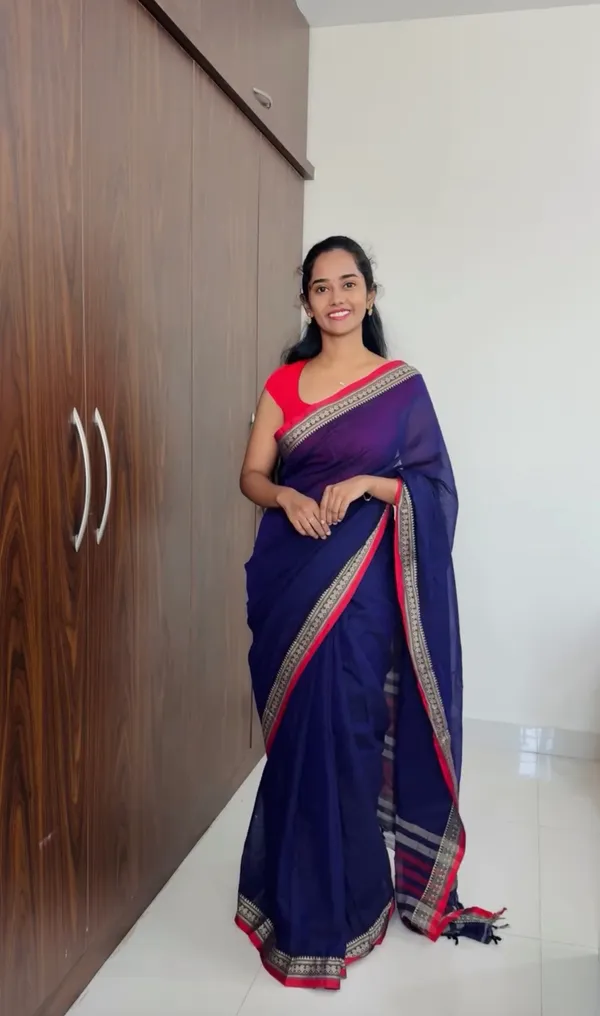 Purple_Viha_Narayanpeth_Cotton_Saree_|_With_Unstitched_Blouse_Piece_For_Women
