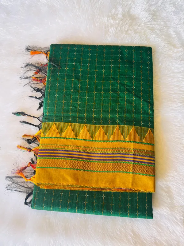 Green_Temple_Star_Plus_Narayanpeth_Cotton_Saree_|_With_Unstitched_Blouse_Piece_For_Women